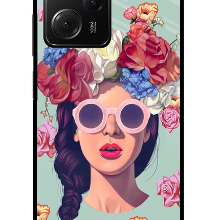 Pretty Girl Poco X5 Pro 5G Glass Case
