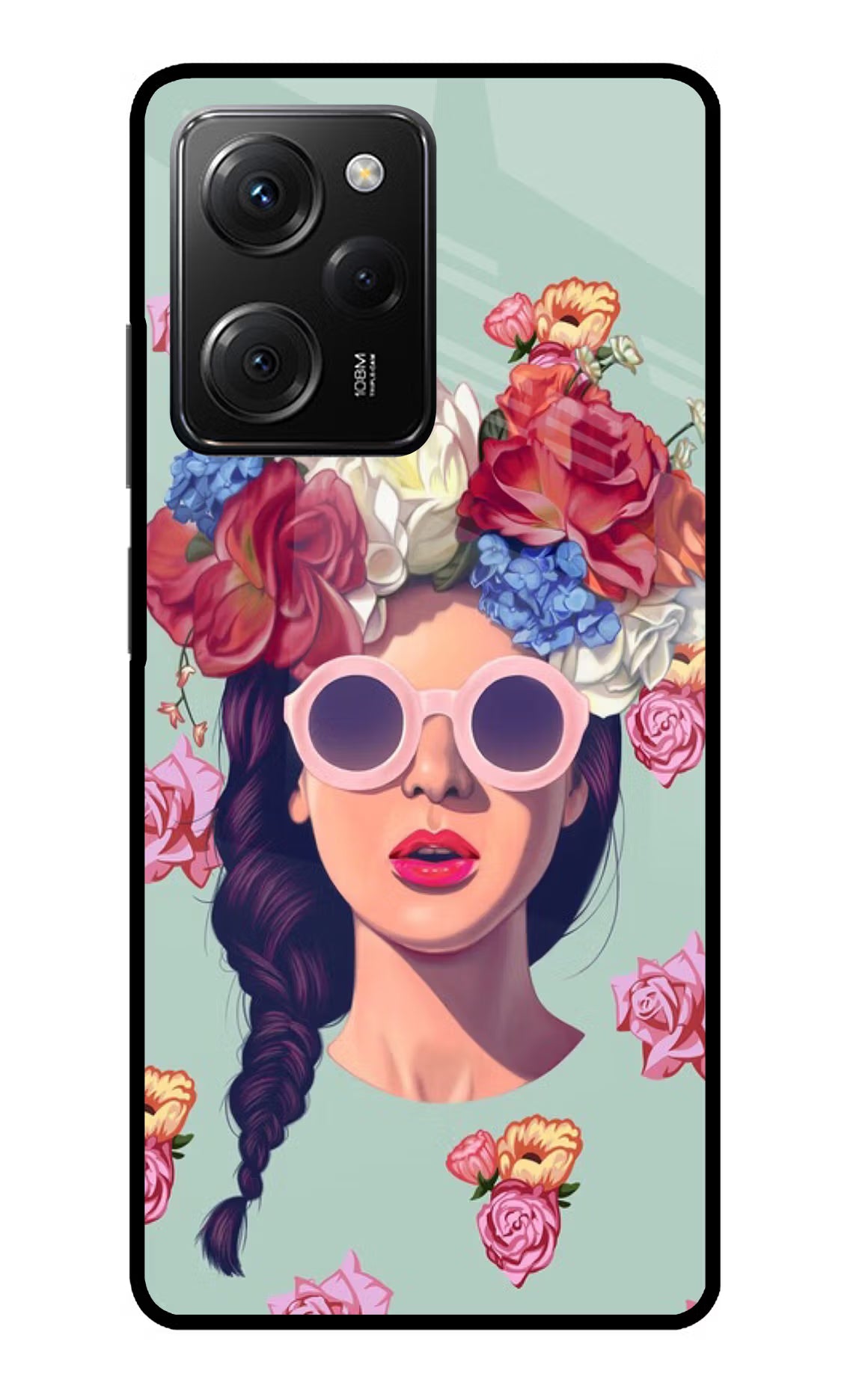 Pretty Girl Poco X5 Pro 5G Glass Case