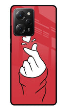 Korean Love Sign Poco X5 Pro 5G Glass Case