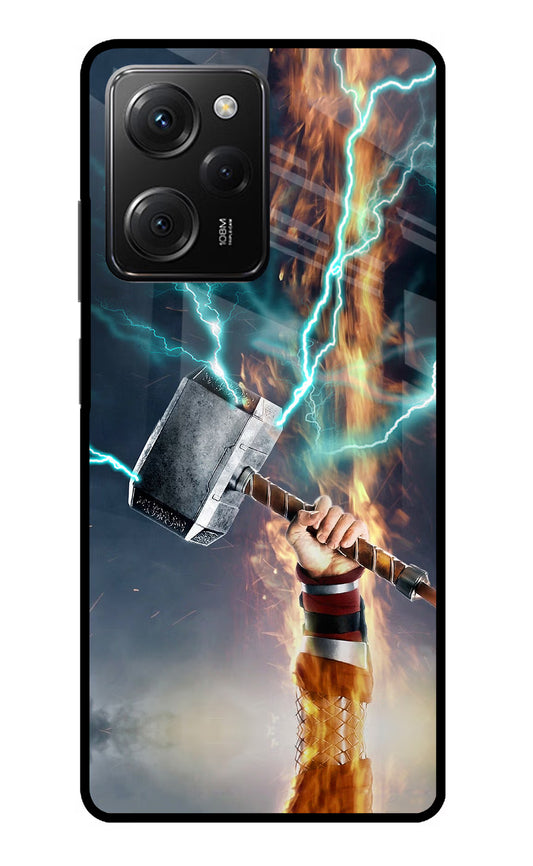 Thor Hammer Mjolnir Poco X5 Pro 5G Glass Case