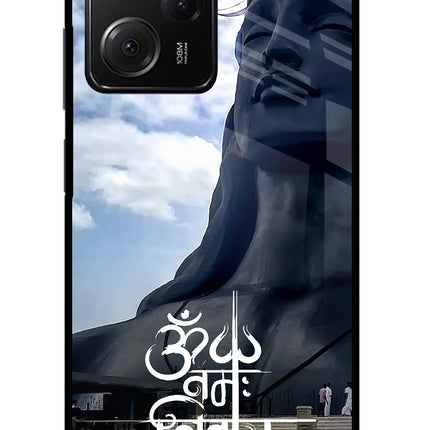 Om Namah Shivay Poco X5 Pro 5G Glass Case