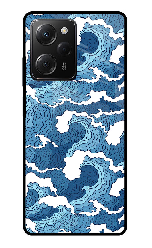 Blue Waves Poco X5 Pro 5G Glass Case