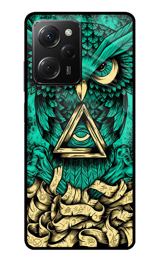 Green Owl Poco X5 Pro 5G Glass Case