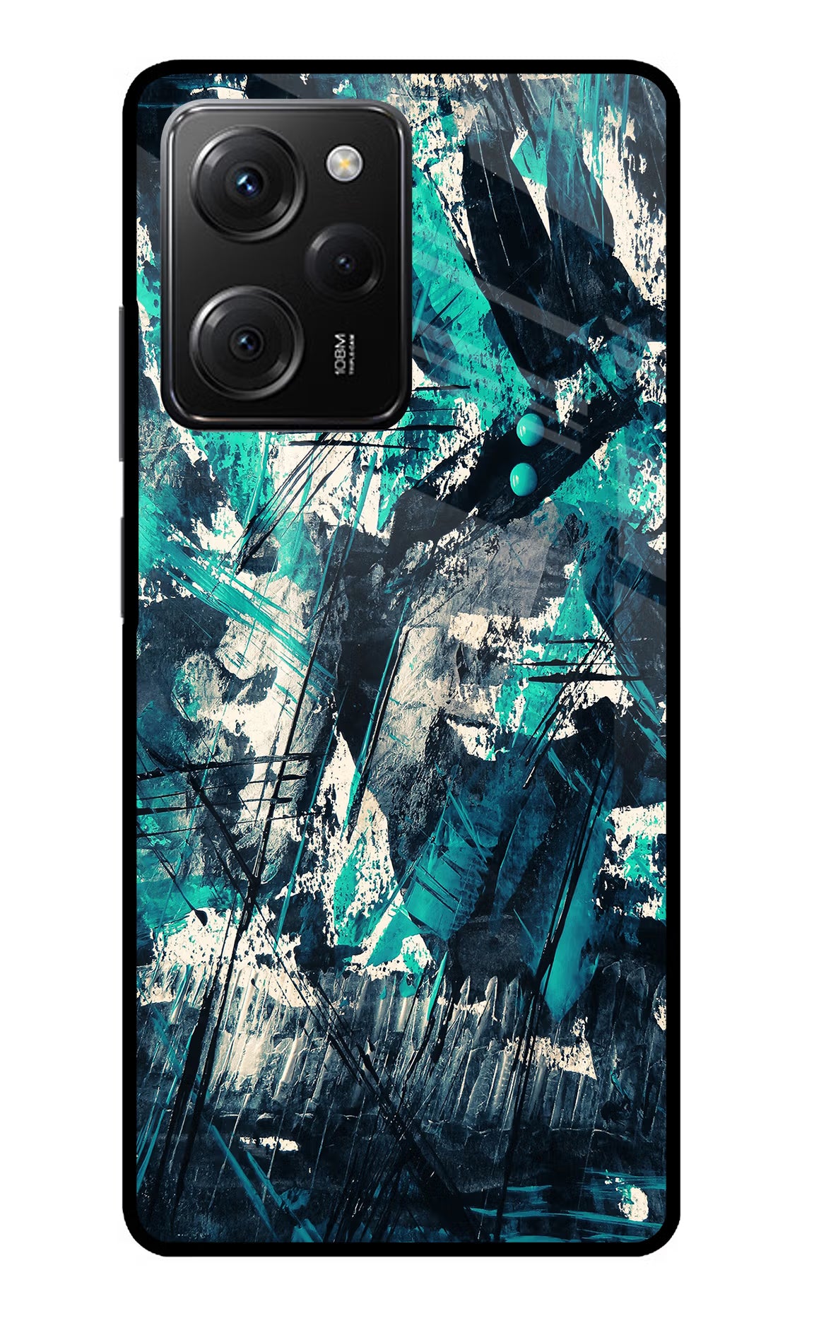 Artwork Poco X5 Pro 5G Glass Case Back Cover by Casekaro