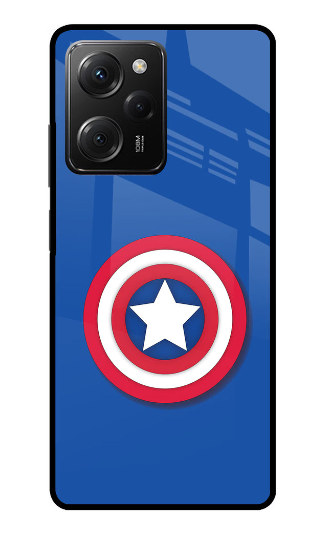 Shield Poco X5 Pro 5G Glass Case Back Cover by Casekaro