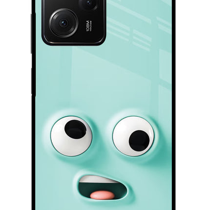 Funny Cartoon Poco X5 Pro 5G Glass Case