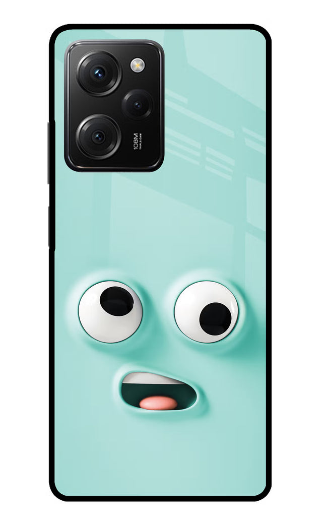 Funny Cartoon Poco X5 Pro 5G Glass Case