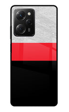 Tri Color Pattern Poco X5 Pro 5G Glass Case