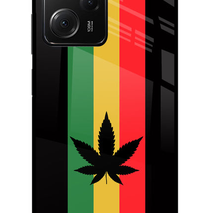 Weed Flag Poco X5 Pro 5G Glass Case
