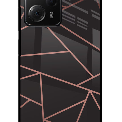 Geometric Pattern Poco X5 Pro 5G Glass Case