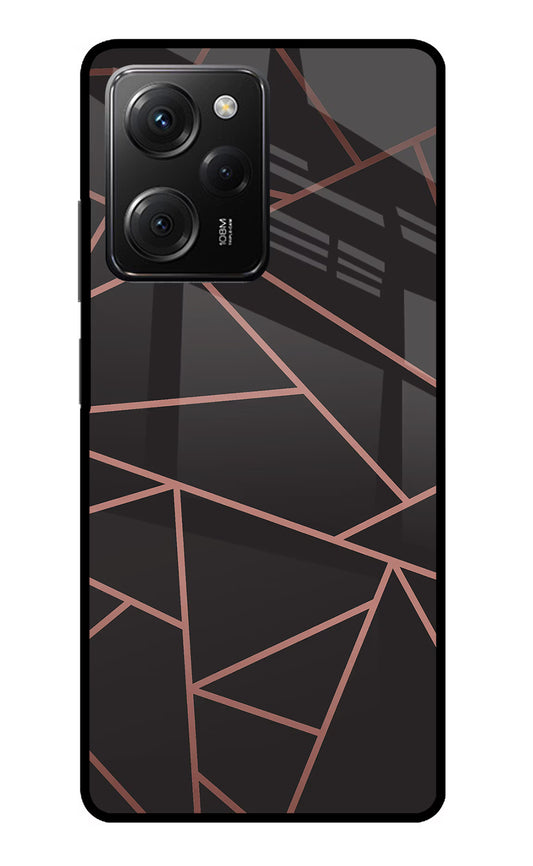 Geometric Pattern Poco X5 Pro 5G Glass Case