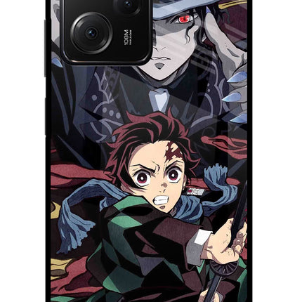Demon Slayer Poco X5 Pro 5G Glass Case