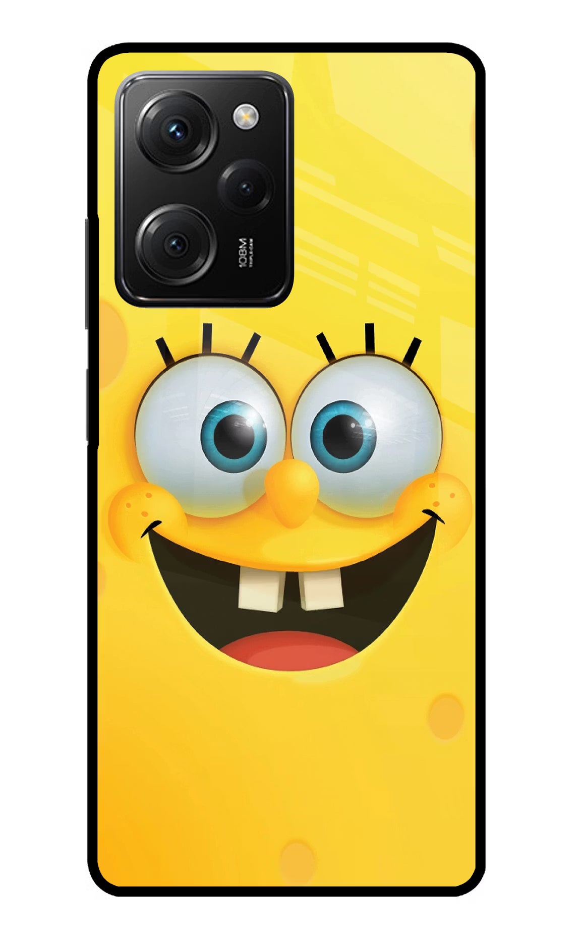 Sponge 1 Poco X5 Pro 5G Glass Case Back Cover by Casekaro