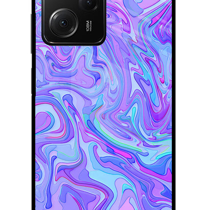 Glitter Poco X5 Pro 5G Glass Case