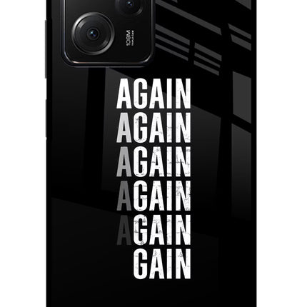 Again Again Gain Poco X5 Pro 5G Glass Case