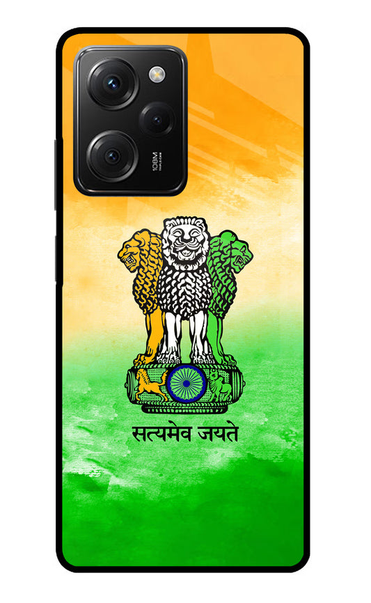 Satyamev Jayate Flag Poco X5 Pro 5G Glass Case