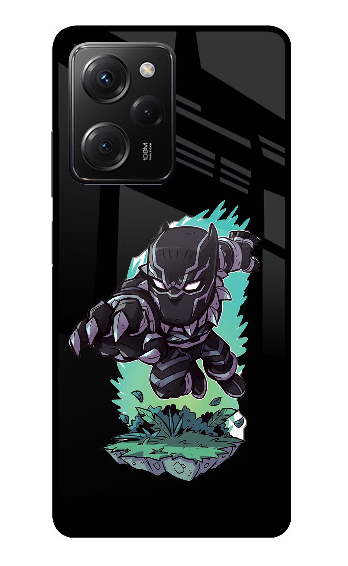 Black Panther Poco X5 Pro 5G Glass Case