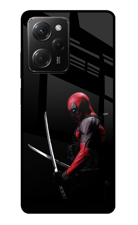 Deadpool Poco X5 Pro 5G Glass Case