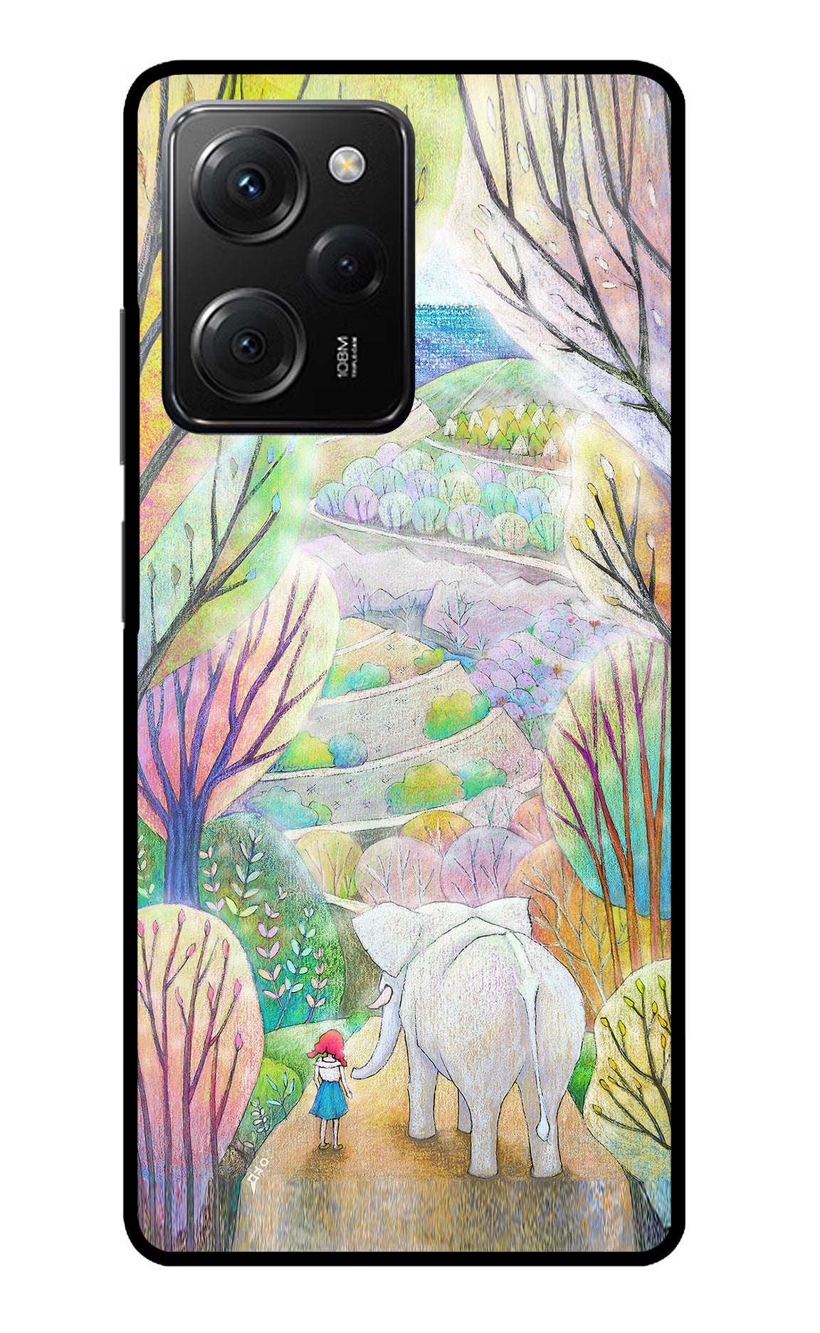 Nature Painting Poco X5 Pro 5G Glass Case