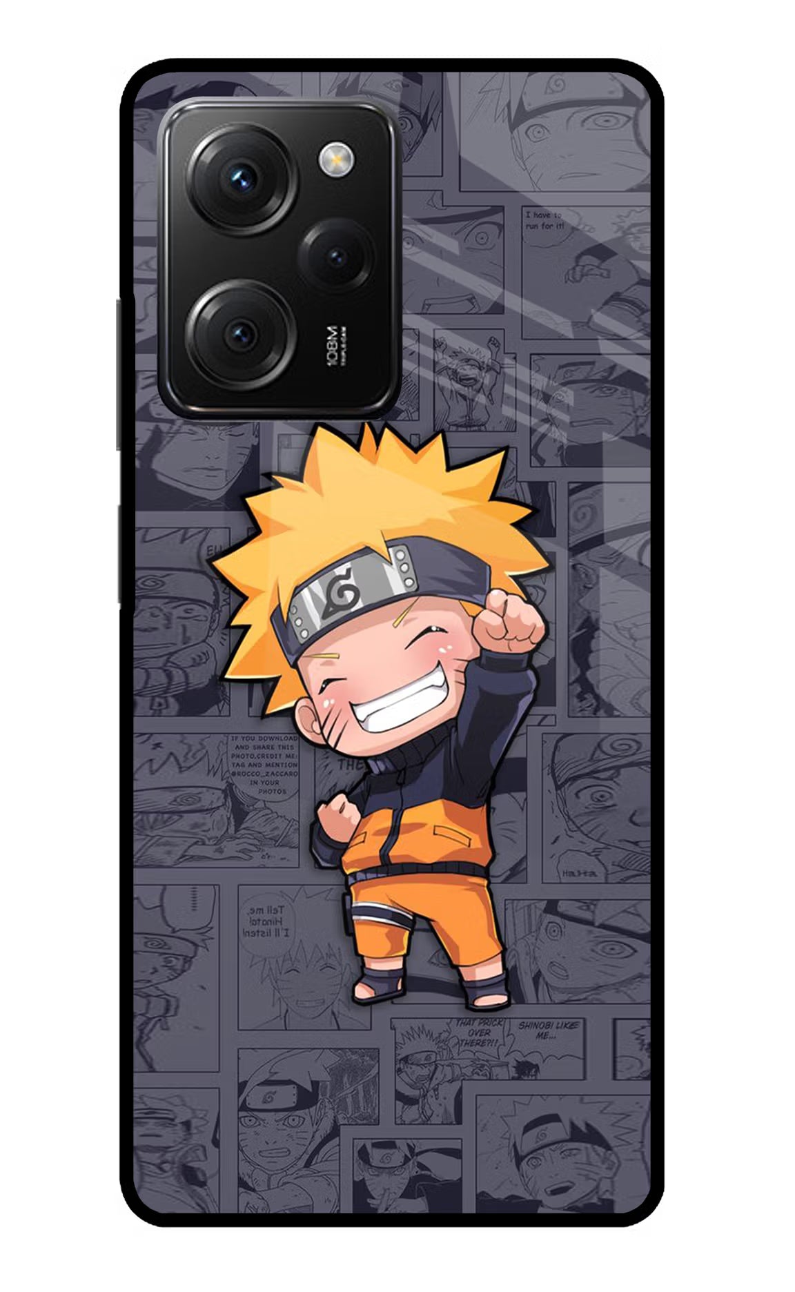 Chota Naruto Poco X5 Pro 5G Glass Case