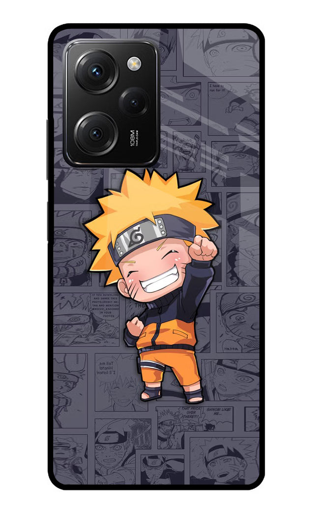 Chota Naruto Poco X5 Pro 5G Glass Case Back Cover by Casekaro