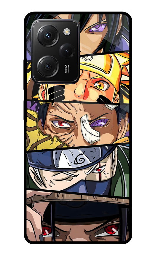 Naruto Character Poco X5 Pro 5G Glass Case