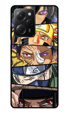 Naruto Character Poco X5 Pro 5G Glass Case Back Cover by Casekaro