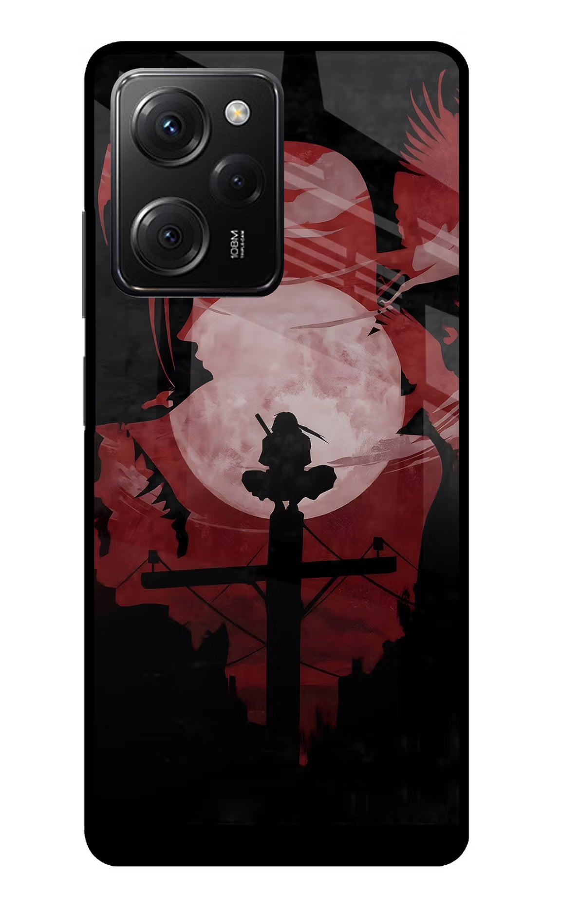 Naruto Anime Poco X5 Pro 5G Glass Case Back Cover by Casekaro