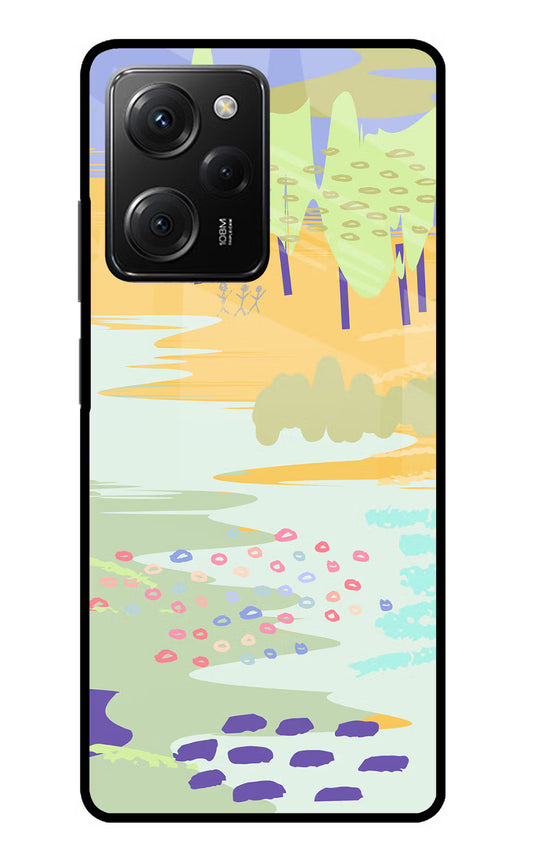Scenery Poco X5 Pro 5G Glass Case