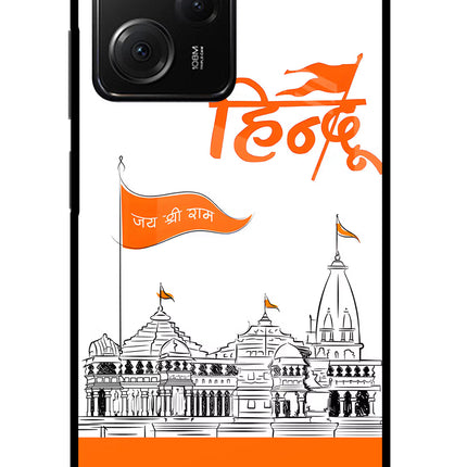 Jai Shree Ram Hindu Poco X5 Pro 5G Glass Case