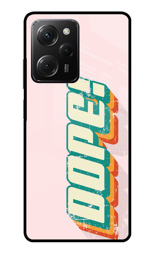 Dope Poco X5 Pro 5G Glass Case