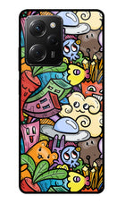 Veggie Doodle Poco X5 Pro 5G Glass Case