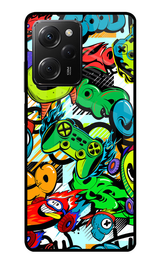 Game Doodle Poco X5 Pro 5G Glass Case