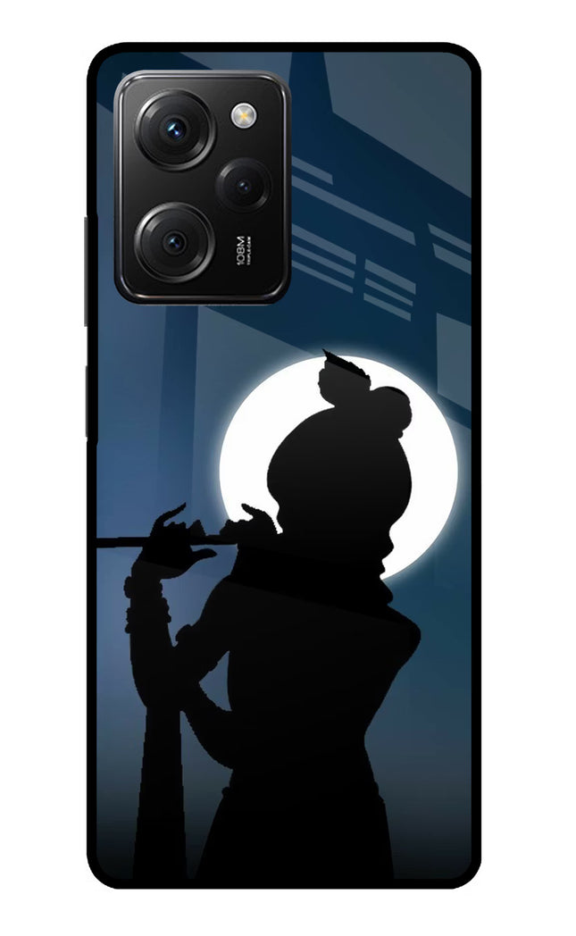 Shri Krishna Silhouette Poco X5 Pro 5G Glass Case