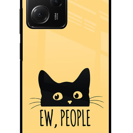 Ew People Catitude Poco X5 Pro 5G Glass Case