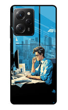 Focused Hustler (AI Generated) Poco X5 Pro 5G Glass Case