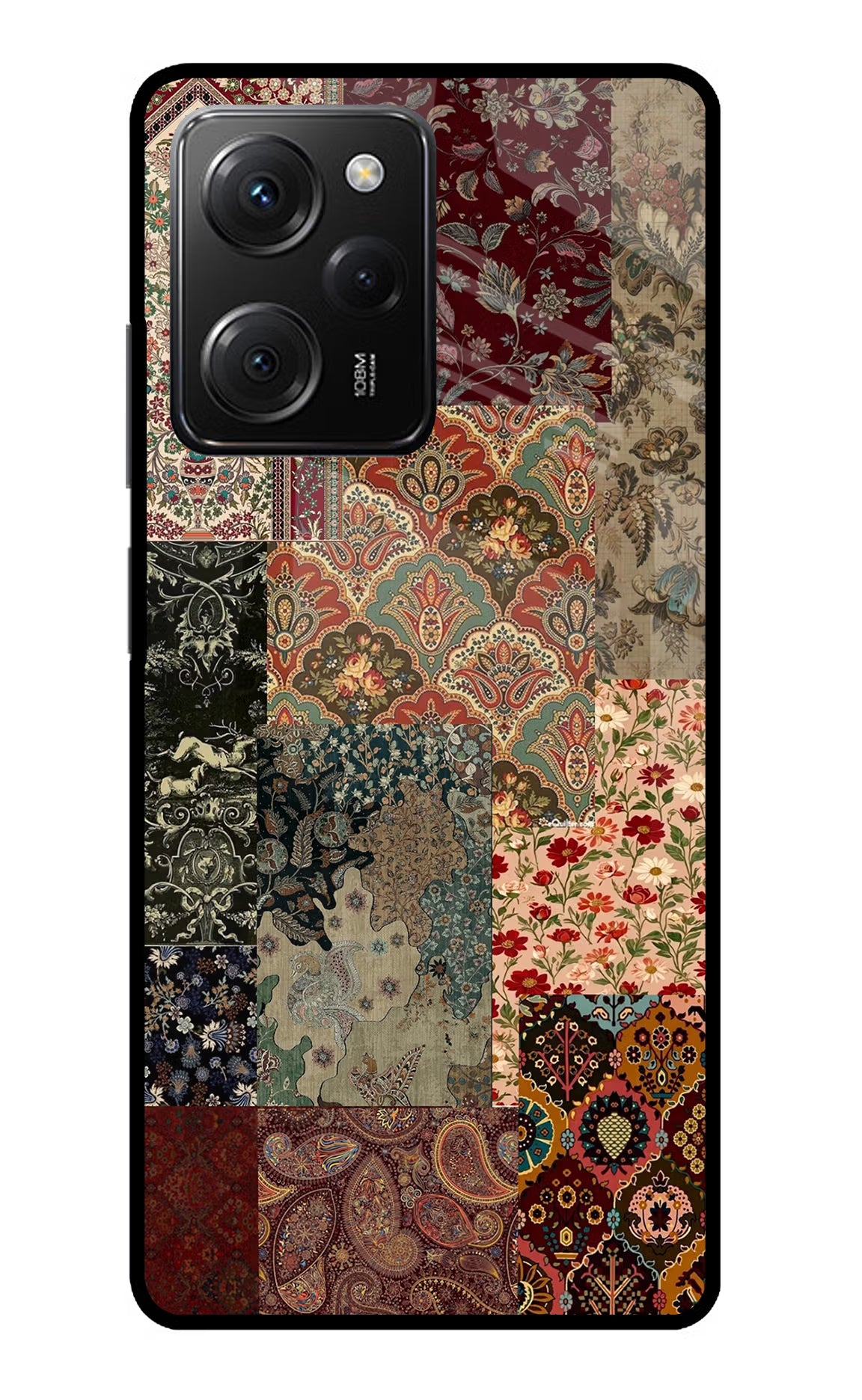 Desi Print Poco X5 Pro 5G Glass Case Back Cover by Casekaro