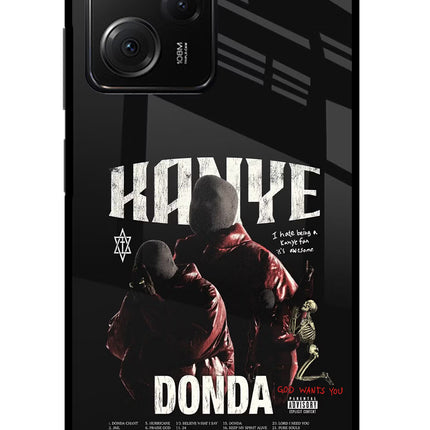 Donda Kanye West Poco X5 Pro 5G Glass Case