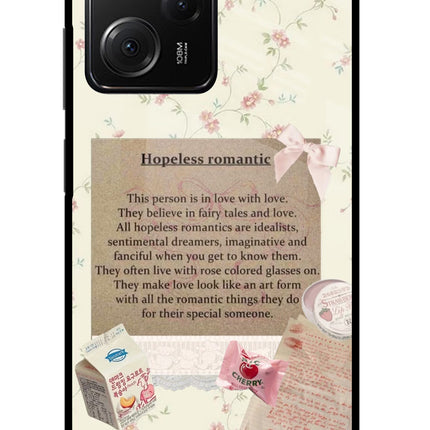 Hopeless Romantic Poco X5 Pro 5G Glass Case