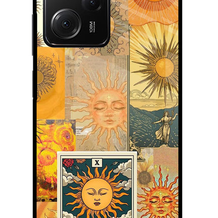 Sun Poco X5 Pro 5G Glass Case Back Cover by Casekaro