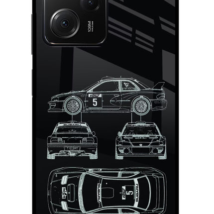 WRC'99 Poco X5 Pro 5G Glass Case Back Cover by Casekaro