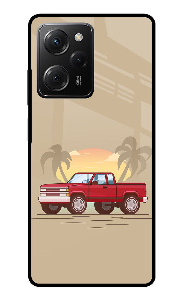 Desert Classic Drive Poco X5 Pro 5G Glass Case
