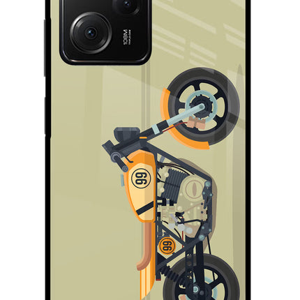 Vertical Speedster Poco X5 Pro 5G Glass Case