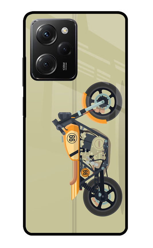 Vertical Speedster Poco X5 Pro 5G Glass Case