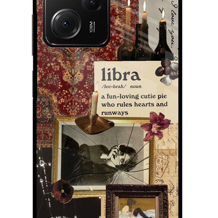 Libra Zodiac Poco X5 Pro 5G Glass Case