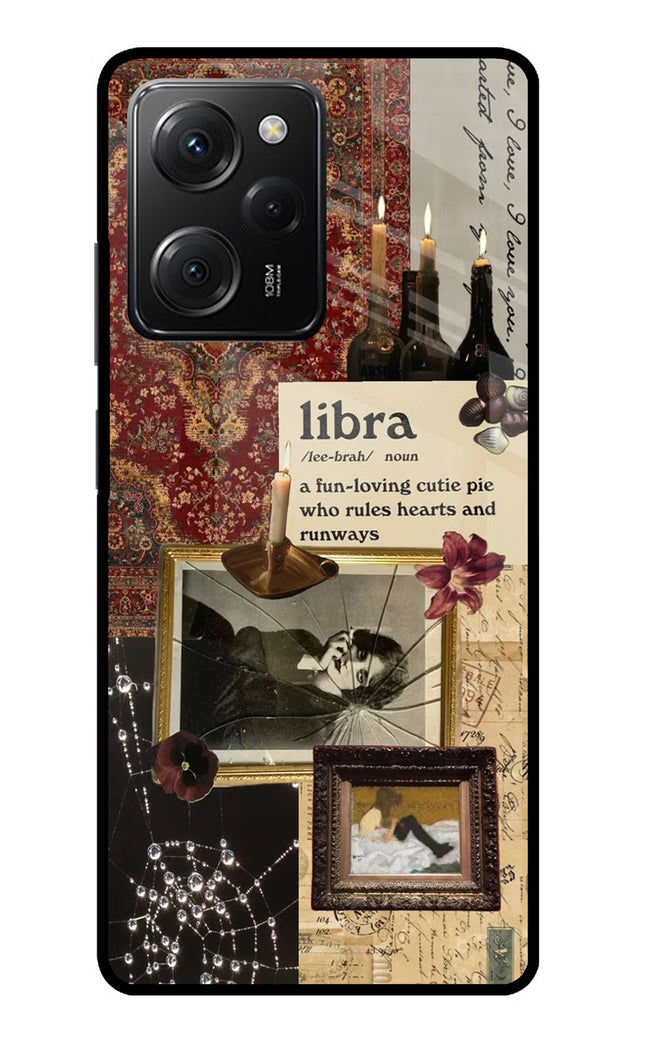 Libra Zodiac Poco X5 Pro 5G Glass Case