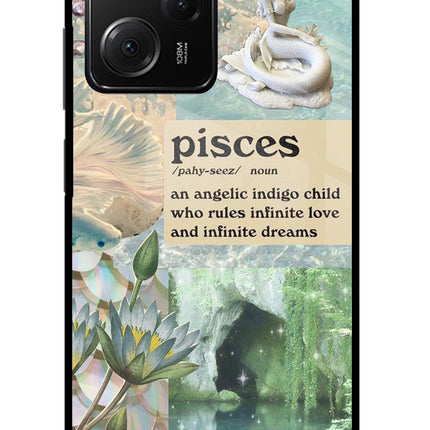 Pisces Zodiac Poco X5 Pro 5G Glass Case