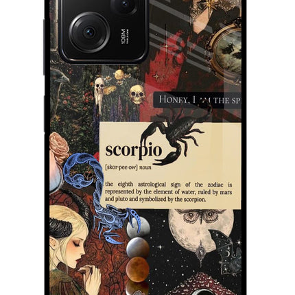 Scorpio Zodiac Poco X5 Pro 5G Glass Case