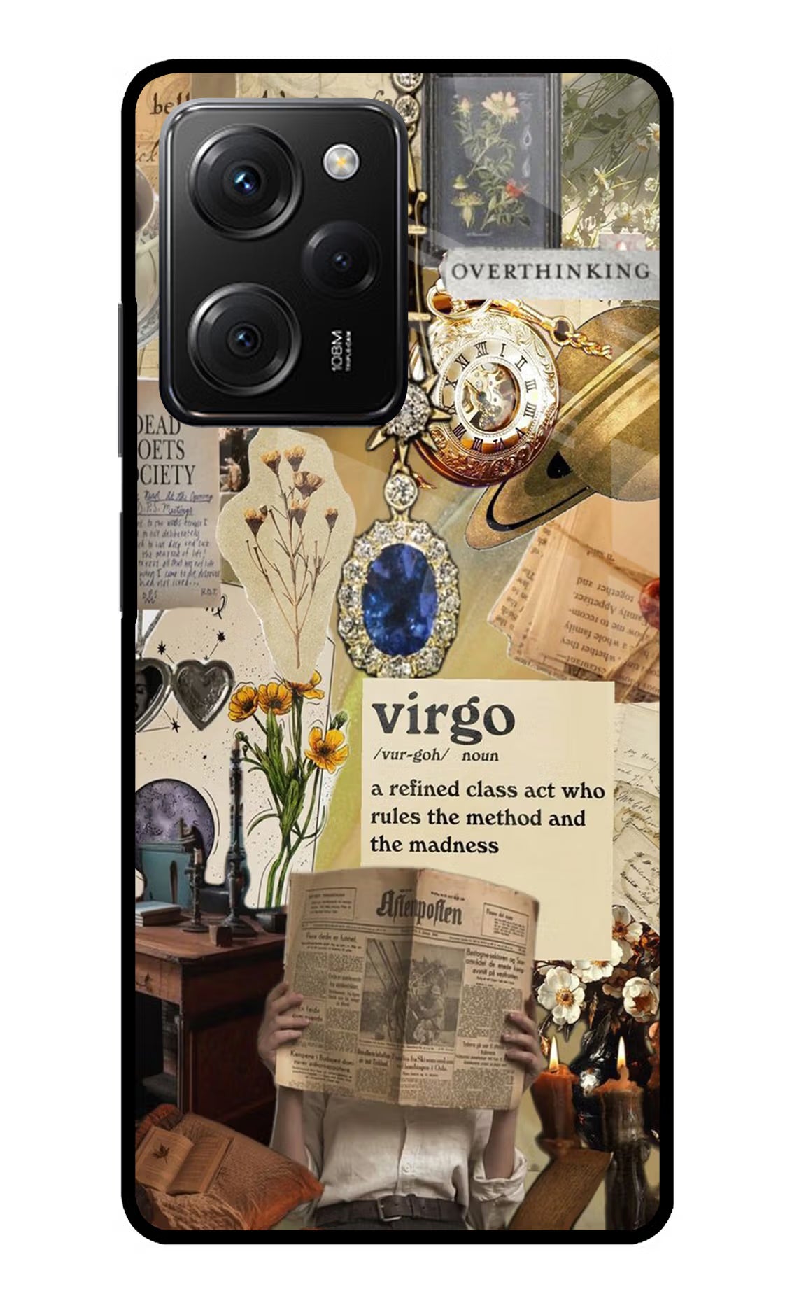 Virgo Zodiac Poco X5 Pro 5G Glass Case