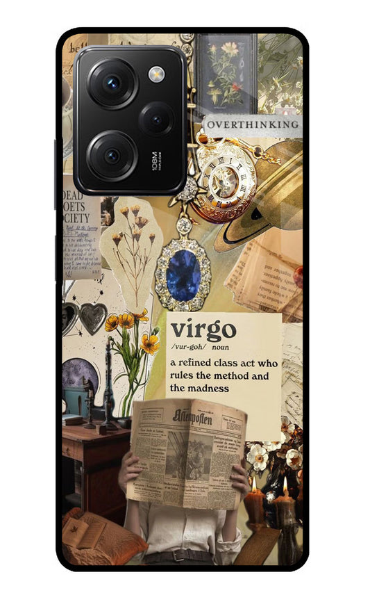 Virgo Zodiac Poco X5 Pro 5G Glass Case